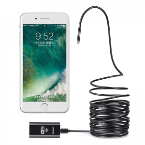 Wireless Endoscope 2.0 Megapixels HD WiFi Borescope Micro Interface Waterproof Inspection Snake Camerafor Android, iOS and Windows, iPhone, Samsung, Tablet, Mac